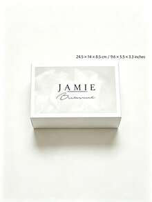 Personalized Bridesmaid Invitation Gift Box, Matte Gift Box With Wax Seal, Customized Bridesmaid Squad Gift Box - Multicolor - View 14