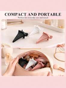1Pc No Heat Damage Large Root Lift Hair Volume Clip, Perfect Hair Volume Enhancer, Strong Grip, High Elasticity Material, Lightweight And Portable, No Manual Styling Hair Volume Clip Comb - Multicolor - View 6