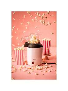 CAMRY Popcorn Maker, Popcorn Machine, Popcorn Popper, Hot Air Popcorn Popper - 1200W, Oil-Free, Transparent Lid With Measuring Cup, Anti-Slip Feet, Overheat Protection, White - EU E Type Plug(220-240V) - View 4