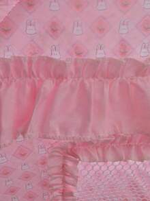 1pc Pink Cartoon Butterfly Pattern Washable Pet Tent, Suitable For Small And Medium Cats And Dogs, All-Season Indoor And Outdoor Pet Bed Pet Nest (Please Note: This Product Is Not A Universal Size, Please Confirm If The Size Is Appropriate Before Purchasing!) - Pink - View 8