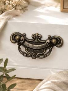 5pcs Vintage Bronze Drawer Pulls, Cabinet Door Handles, Suitable For Kitchen Furniture And Cabinets - A - View 12