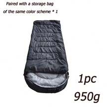 Thickened Warm Outdoor Camping Sleeping Bag, Night Warmth, Suitable For Camping, Short Trips And Outdoor Exploration, All-Season Travel Sleeping Bag, Camping Equipment - Multicolor - View 15