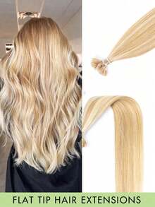 Flat Head Keratin Hair Extensions 12-24 Inches Invisible F-Head Human Hair Extensions High Quality Natural Look Suitable For Fine Hair Wedding Daily Party Use Human Straight Hair Extensions - Multicolor - View 52