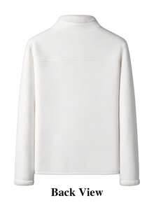 Women's Reversible Thick Fleece Jacket Sports - White - View 3