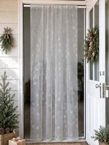1pc Silver Large Snowflake Decoration, Baby Crib Curtain, Bedroom Door Curtain, Wall Decor Background, Baby Room Decoration, Baby Shower Supplies, Bridal Shower, Girl Birthday Gift, Party Gift, 1st Birthday, Living Room Decor, Christmas Decoration, Christmas Gift, Party Favor, Home Christmas Decor, Room Decoration, Christmas, Christmas Party, Halloween Decoration, 2027 New Year Party, New Year Gift, Winter Decoration - Silver Snowflake - View 10