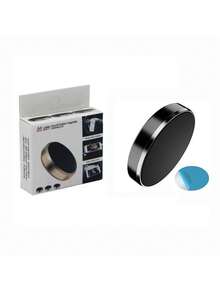2pcs/1pc Car Round Magnetic Phone Holder, Strong Magnetic Car Mount, Multi-Angle Adjustable, Dashboard Adhesive Installation, Convenient For Driving Navigation And Calls, No Obstruction Of View, Magnetic Design For Quick Access - A - View 9