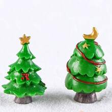 5cm Christmas Tree Aquarium Ornament, Resin Fish Tank Decor, Micro Landscape Decoration - Happy Aquarium - View 4