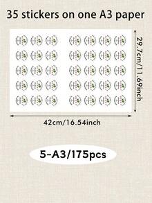 35-350pcs Custom Christmas Holly Name Stickers, Personalized Round Holiday Gift Labels, Festive Merry Christmas Style, Customized Text Gift Stickers, Customizable Family Message Seals, Gift Wrapping Decor, Christmas Party Favors, Holiday Gifts - Multicolor - View 8