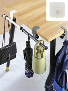 1 buah Gantungan Samping Meja, Warna Solid Polos, Gantungan Lembut Saat Disentuh, Gaya Minimalis, Gantungan untuk Semua Musim, Cocok untuk Pelajar dan Pekerja Kantor, Meja Sekolah, Meja Kerja, Ruang Belajar, Gantungan Tas Samping Meja Kantor - MultiWarna - View 9