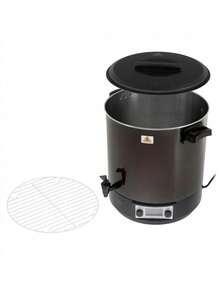 CAMRY Electric Pasteurizer, Preserving Pot, Multi-Function Water Boiler - 28L, LCD Display, 30-100C, Timer 1-180min, Stainless Steel - EU E Type Plug(220-240V) - View 5