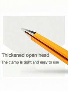 Slanted Eyebrow Tweezers Hair Removal Tool For Men, Beard Trimming Pliers, Small Tweezers, Eyebrow Grooming Tool - Multicolor - View 6