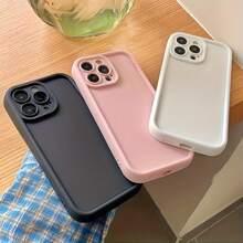 3pcs Solid Color Gradient Matte Anti-Drop Anti-Collision 3-Piece Phone Case Set Personalized For IPhone 16 Pro Max/17/16/15/14 Plus/13/12/11/Air And Series - Multicolor - View 4