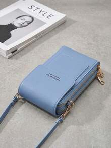 Multifunctional Women's Wallet, Touchscreen Crossbody Bag With Card Slots, Suitable For Commuting, Travel And Business Trips - Multicolor - View 20