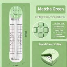 1pc 4-In-1 Paper Trimmer, Paper Cutting Tool, Photo/Paper Cutting Tool, Multi-Function Paper Cutter, Wave Line Cutting, Suitable For Crafts, Back To School Supplies And School Supplies. - As Shown In the Figure - View 21