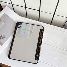 1pc Faux Fur Leopard Print Unforgettable Cursive Letter Print Three-Fold Protective Case Auto Sleep Wake Shockproof Clear Back Tablet Cover Compatible With IPad 10th Gen Smart Case/11(A16 2025)/Compatible With Samsung Galaxy S9/S7/S10+/Compatible With Xiaomi/Compatible With Huawei - Multicolor - View 9
