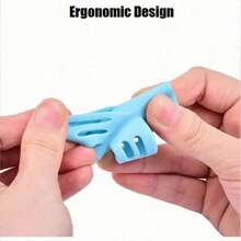1/6/15‑Pack Pencil Grips, Soft Silicone Ergonomic Anti‑Slip Writing Posture Correction Grips, Relieve Finger Fatigue, Comfortable Writing Aids For, Random Color, Suitable For Classroom And Home Study, Must‑Have Stationery For Back‑To‑School Season - Multicolor - View 3