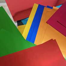 30 Sheets Mixed 10 Colors Mirror Reflective A5 Cardstock / Metallic Glitter Paper // 5.8 Inches X 8.27 Inches / Heavyweight Premium Handmade Paper / Suitable For Scrapbooking, Bending And Shaping / Holiday Decoration, Card Making, Vibrant Colors, Durable Material, High-End Handmade Paper, Shiny Decorative Paper, Artists And Craft Enthusiasts - 30pcs PET Mixed Color Cardstock - View 7