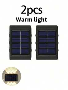 Solar Powered Outdoor Wall Light 6-LED Solar Spotlight IPX4 Landscape Balcony Outdoor Wall Decor Wall Lamp Dusk To Dawn - Solar Wall Light - View 13
