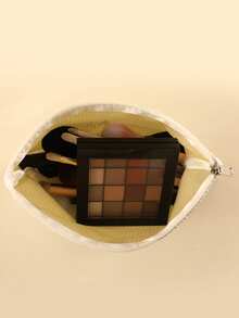 1pc, Cosmetic Bag, Multi-Scenario Universal, Ultra-Large Capacity, Ultra-Lightweight Portable, Versatile Practical, Halloween Pattern Printed Toiletry Bag, Thick Corduroy Toiletry Cosmetic Bag, Cosmetic Pouch, Large Capacity Toiletry Bag, For Lipstick, Brushes, Skincare, Phone, Coins, Small Items, For Home, Gift, Vacation And Holiday Multi-Functional Use Teenager Toiletry Storage Bag - Multicolor - View 5