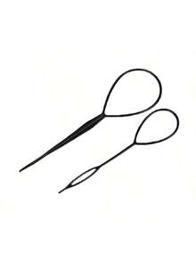 2PCS/Set Hair Styling Pin Tool, Ponytail Maker And Braid Styling Fixing Hairpin, Multi-Function Hair Accessory, For Daily Hair Styling And Travel Use - Multicolor - View 7