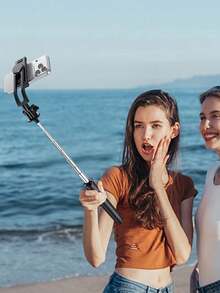 1.7M Extendable Selfie Stick Tripod With 3‑Color Fill Light & Detachable Bluetooth Remote,360°Rotatable Phone Holder,Foldable Lightweight Design. For Content Creators,Travellers; Fit Outdoor Travel,Self‑Portrait,Vlogging,Home Live Streaming - View 7