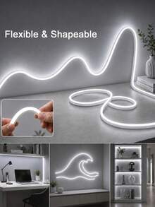 Strip Lampu Dekoratif LED 1m/3 Meter/5m, Strip Lampu Ambient dengan Saklar Tombol Peredupan Lembut 3 Warna, Bertenaga USB, Kontrol Tombol, Untuk Pencahayaan Rumah Pintar Suasana Putih Hangat, Teknologi Peredupan Cerdas, Strip Lampu Ambient Peredupan Fleksibel, Lampu Pengisi Cermin Rias Siaran Langsung - MultiWarna - View 7