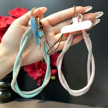 Summer Dopamine Cute Creative Colorful Braided Wrist Strap Universal Style Anti-Drop Anti-Loss Super Strong Durable Hand Strap Lanyard For Phone Bag Camera Pendant Suitable For Phone Case Lanyard - Multicolor - View 4