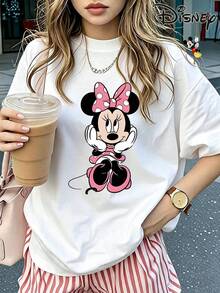 Disney Women T-Shirts - White - View 1