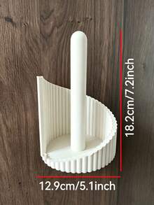 Curved Wavy Vertical Paper Towel Holder, No Assembly Desktop Roll Paper Storage Rack, Kitchen Countertop Dining Table Coffee Bar Decorative Paper Towel Holder, Home Decor - Multicolor - View 11