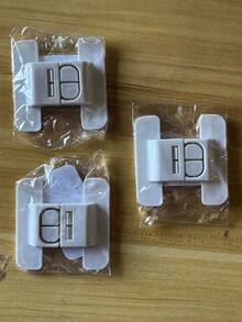 6pcs Refrigerator Door Closer, Safety Latch Auto Lock, Universal Fridge Door Tight Closer, Drawer Storage Box Auto Lock, Plastic Lock For Loose Closure, Double Buckle Design Anti-Open, Plastic Fridge Safety Lock, Self-Adhesive Closer, Non-Drilling Installation, Touch, Water Dispenser And Drawer Protection - Thickened Upgraded Version - View 14