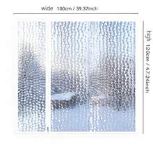 Winter Warm Windproof Window Curtain, Sealed Window Bathroom Windproof Curtain, Thickened Warmth-Keeping Curtain For Home Use - White - View 3