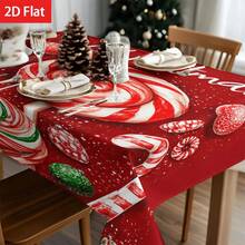 Christmas Decoration Candy Cane And Lollipop Design, Holiday Winter Wonderland Theme Perfect For Holiday Parties, Family Gatherings, Christmas Dinner Table And Kitchen Decor, A Delightful Gift - A - View 5