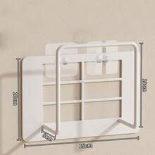 Fashionable Easy-To-Install Wall-Mounted Router Bracket, No Drilling Required, Set-Top Box Holder, WiFi Rack, Wide Platform Set-Top Box Bracket, Easy-To-Install Power Strip And Modem Display Top Shelf - Multicolor - View 10