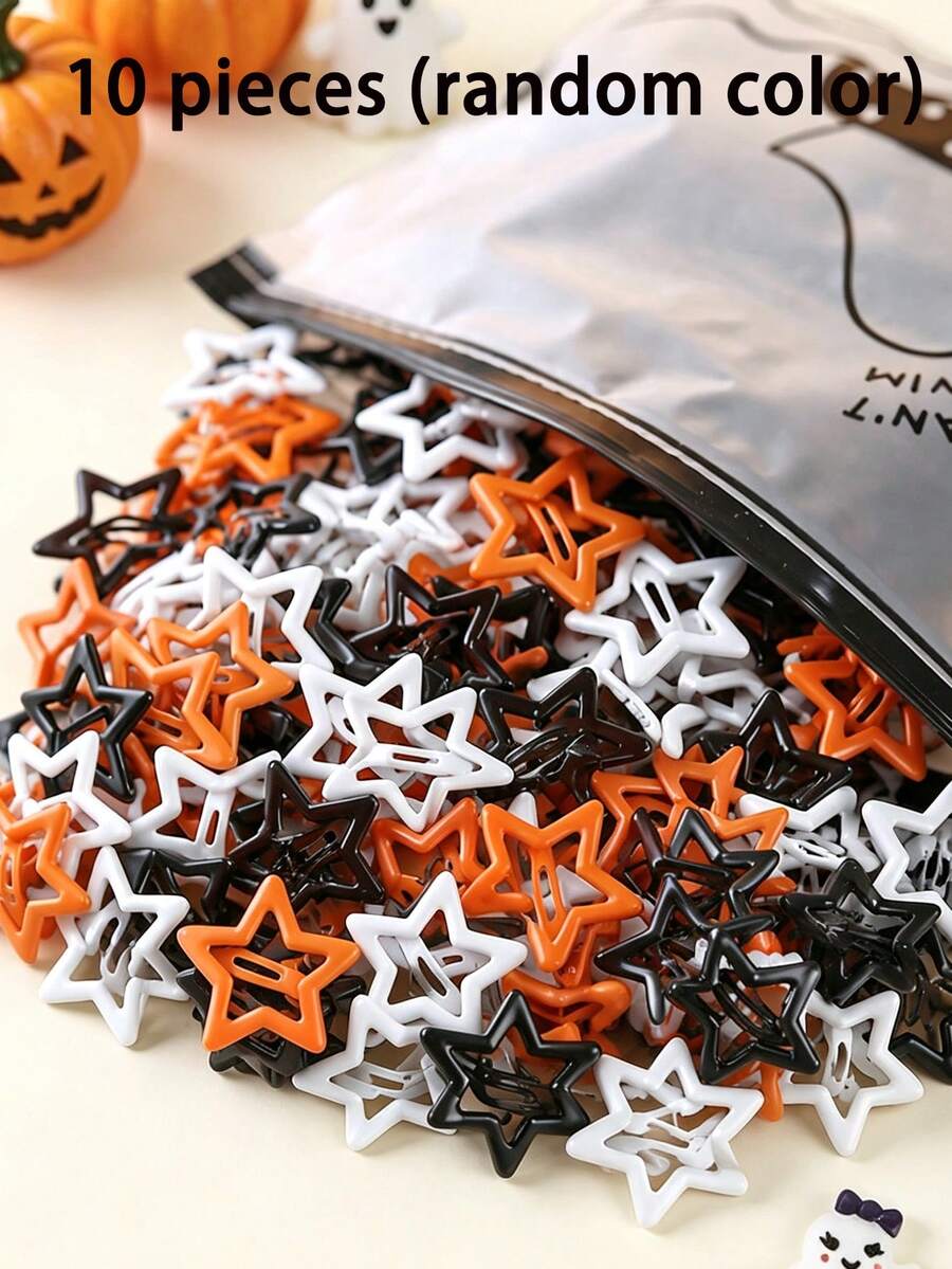 10/20pcs Halloween Party Kids Hair Clips (Random Color) | SHEIN UK