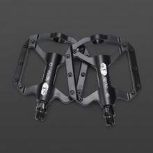 CHOOEE 9/16 Inch Nylon Bicycle Pedals, Non-Slip Wide Platform Flat Pedals For MTB, BMX And Road Bikes - Black - View 10