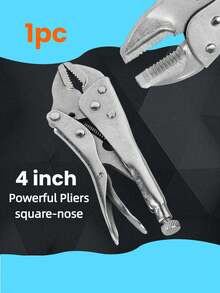 1pc Multifunctional Round Mouth/Square Mouth Powerful Pliers 4 Inch/7 Inch/10 Inch Carbon Steel Pliers Manual Pliers Clamp Pressure Pliers Auxiliary Clamp - Pliers - View 14