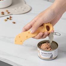 Cat Wet Food Spoon Set With Can Opener, Multi-Functional Pet Feeding Tool, Suitable For Canned Food, Convenient Cat & Kitten Feeding Spoon, Pet Food Accessory, Cat Supplies - 10L - View 5