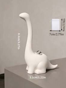 3D Printed Dinosaur Ring Holder, Cute Jewelry Display Stand For Rings, Earrings And Small Accessories, Aesthetic Academic Style Desktop Decor, Sweet Gift For Women And Girls, Suitable For Valentine's Day, Birthday, Anniversary - Multicolor - View 8