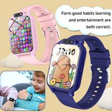 New Upgraded Children's Smart Game Watch, 1.83 Inch HD Large Screen, 300mAh Large Capacity Long Battery Life, Multi-Function Electronic Watch For Boys And Girls, Supports Camera / Pedometer / Alarm / Multiple Games, Holiday Gift - Multicolor - View 5