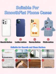 Silicone Double-Sided Suction Cup Card Holder Phone Back Sticker Card Slot Selfie Stand Portable Card Sleeve New Silicone Phone Suction Cup Card Holder Double-Sided Suction Multi-Function Phone Card Holder Coin Purse - Multicolor - View 3
