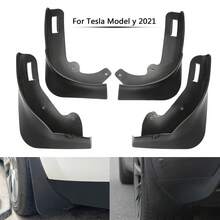 4PCS Mud Flaps Splash Guards No Drilling Required NEW - No-drill Front and Rear Car Mud Flaps - View 2