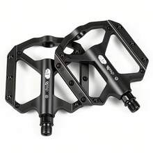 CHOOEE 9/16 Inch Nylon Bicycle Pedals, Non-Slip Wide Platform Flat Pedals For MTB, BMX And Road Bikes - Black - View 15