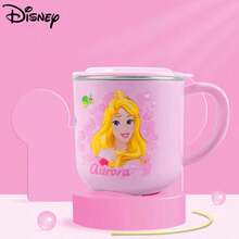 Disney Children's Stainless Steel Water Cup-Baby Milk Cup With Handle, Cute Cartoon-Printed Reusable Mug For Home Use And Parties, 260ml - Multicolor - View 10