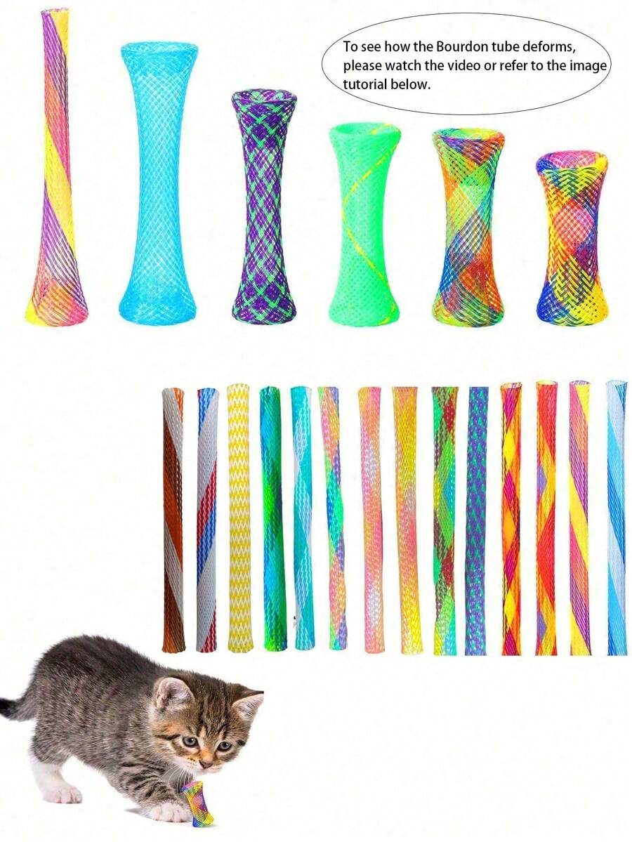 Random Color Plastic Spring Cat Toy, Interactive Cat Toy, Suitable For Cats Scratching, Chewing And Chasing, Great Gift For Cats And Dogs, Ideal Choice For Valentine's Day Gifts.