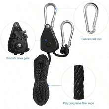 LOTANK 2Pcs Adjustable Heavy‑Duty Lanyard Hanging Rope Multi‑Purpose Tie‑Down Strap With Quick‑Connect Clips For Outdoor Canopy Tent - Multicolor - View 6