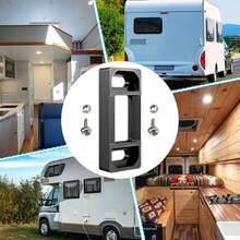 RV Fridge Latch Lock Heavy Duty Secure Replacement Fastener For Camper Refrigerator, Travel Trailer Motorhome Door Lock - 1 - View 4