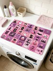 1PC Pumpkin Diatomite Absorbent Welcome Doormat, Christmas Halloween Decor Rug, Multi‑Purpose Mat For Stovetop, Coffee Station, Water Bar Counter, Indoor & Outdoor Front Door, Kitchen Home Decor Area Floor Mat - Multicolor - View 13