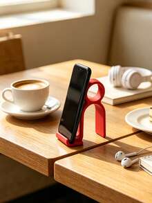 Multi- Function Phone Stand For Desk, Lazy Bracket For Bed& Office, Anti- Slip Portable Holder With Storage, Simple Plastic Decor For Home Office, Travel& Bathroom, Desktop Phone Cradle For Watching Movie,It'S The Perfect Gift For Oneself - Multicolor - View 9