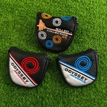 Golf Mallet Putter Cover, Magnetic Closure PU Leather Headcover For Golf Clubs, Embroidered Design, Protective Putter Head Cover For Men Women - ODY - View 1