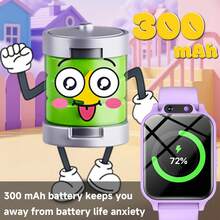 New Upgraded Children's Smart Game Watch, 1.83 Inch HD Large Screen, 300mAh Large Capacity Long Battery Life, Multi-Function Electronic Watch For Boys And Girls, Supports Camera / Pedometer / Alarm / Multiple Games, Holiday Gift - Multicolor - View 7